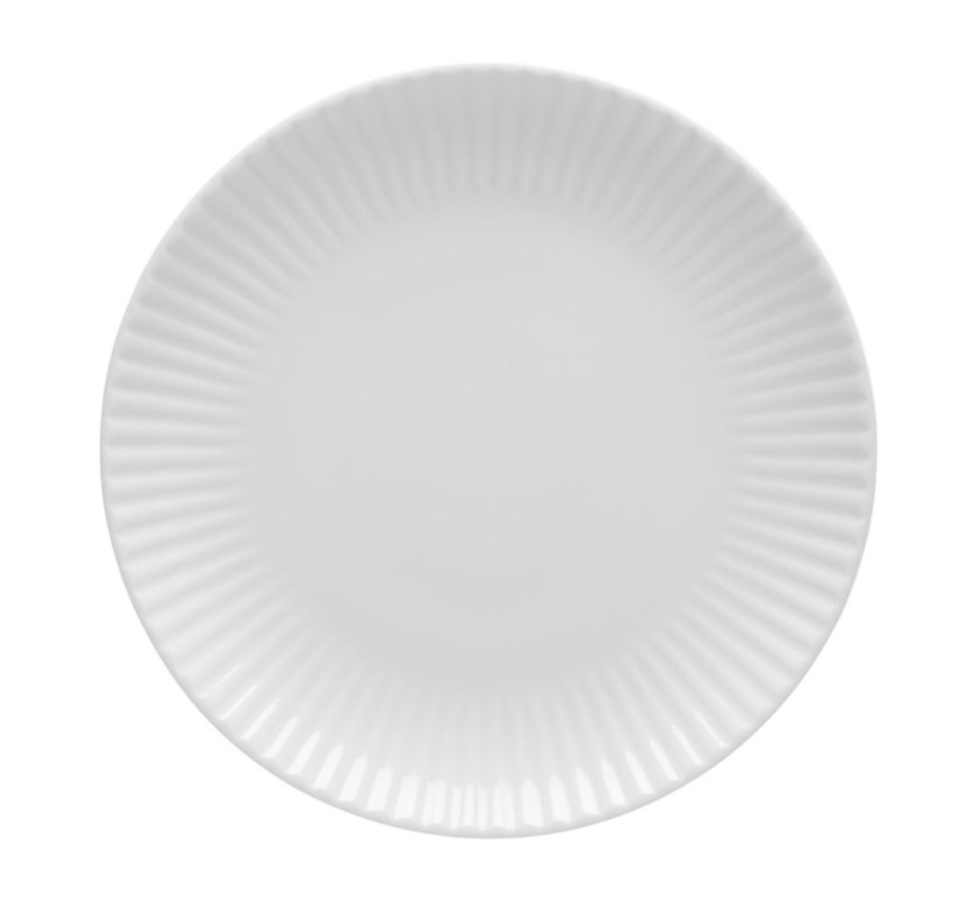 Talerz płytki 27 cm Lubiana - Daisy Biały