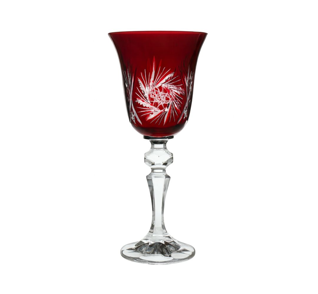 Komplet 6 kieliszków do likieru rubin 60 ml Julia - Młynek