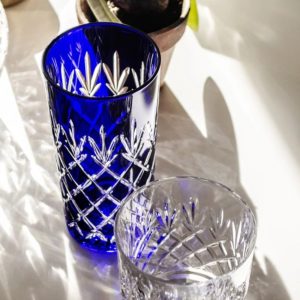 Komplet 6 szklanek long kobalt 350 ml Julia - Ananas