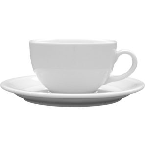 Filiżanka ze spodkiem 350 ml Lubiana - Ameryka /spodek 035/165