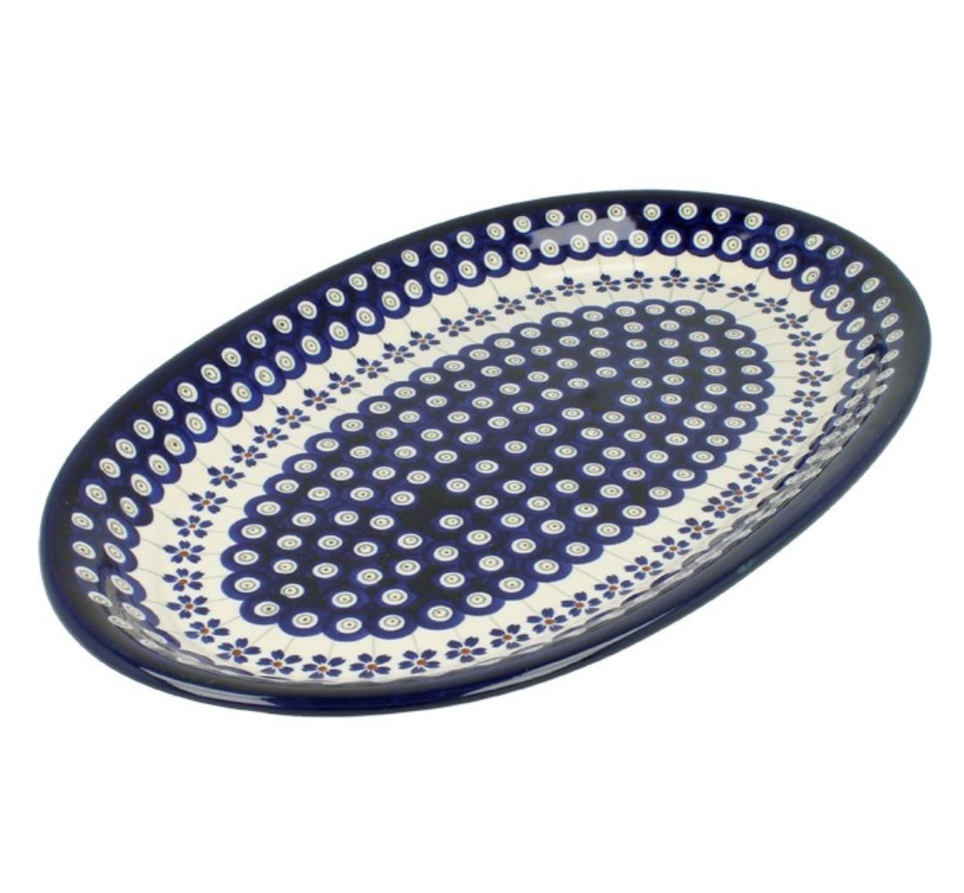 Półmisek 35 cm dek. 166a - Bolesławiec