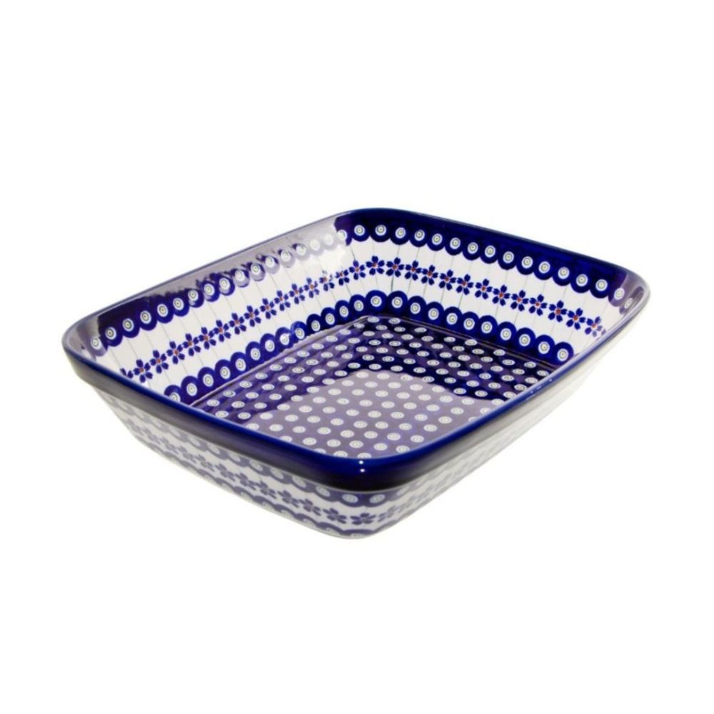 Półmisek 30x23 cm dek. 166a - Bolesławiec