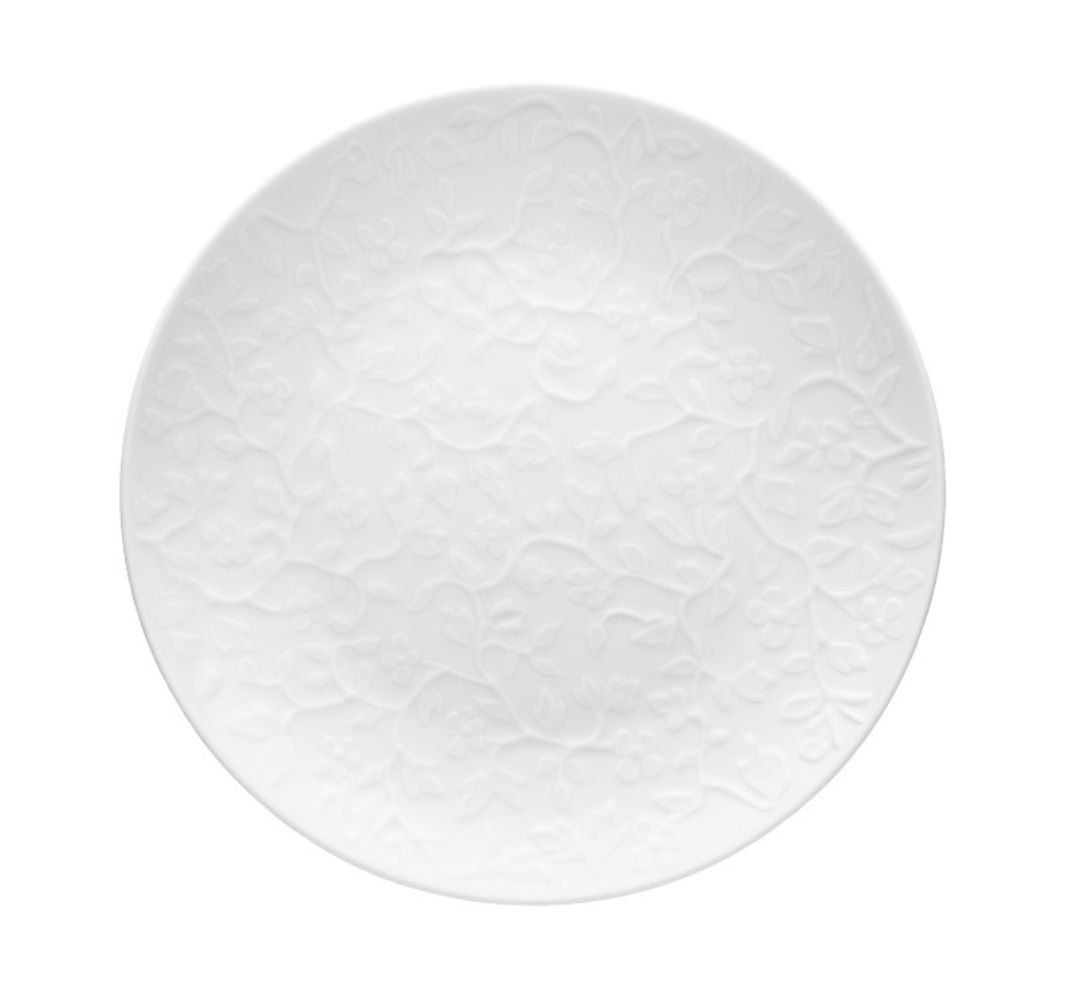 Talerz płytki 20,5 cm Lubiana - Hanami Biały