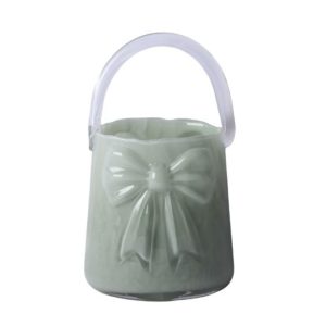 Wazon szklany torebka 29 cm - Ewax