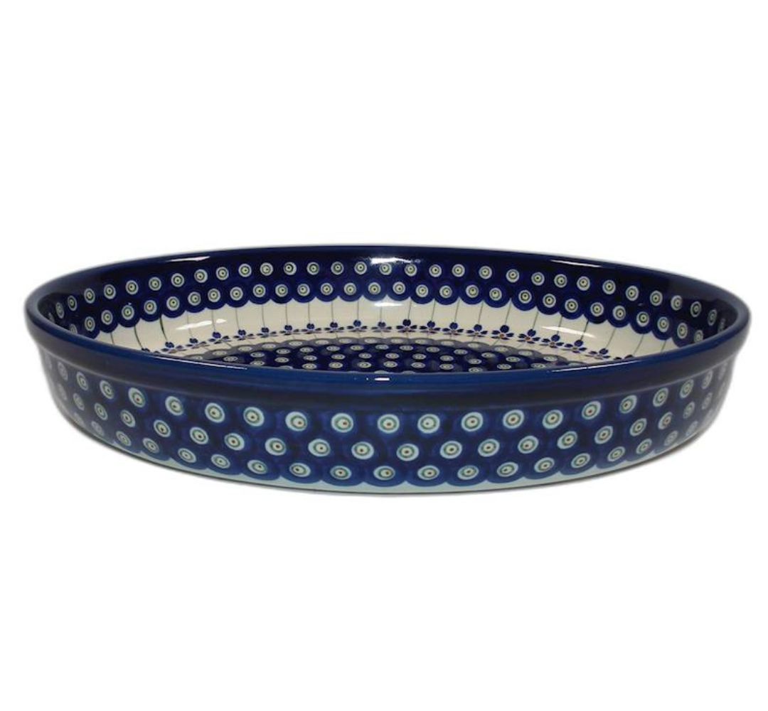 Półmisek do zapiekania 31 cm dek.166a - Bolesławiec