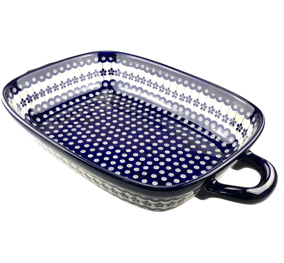 Półmisek do zapiekania z uszami dek.166a - Bolesławiec