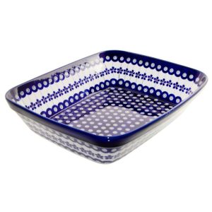 Półmisek do zapiekania 30x23 cm dek. 166a - Bolesławiec