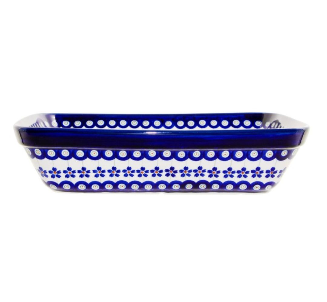 Półmisek do zapiekania 30x23 cm dek. 166a - Bolesławiec - obrazek 2