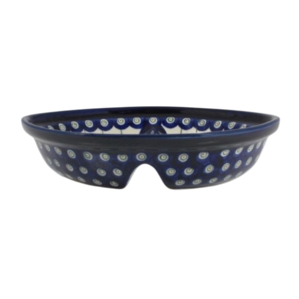 Półmisek dzielony 21×17 cm dek. 166a – Bolesławiec - obrazek 2