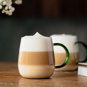 Komplet 2 szklanek żaroodpornych zielone ucho 400ml Vialli Design – Bolla