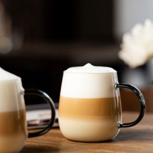Komplet 2 szklanek żaroodpornych szare ucho 400ml Vialli Design – Bolla