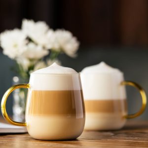 Komplet 2 szklanek żaroodpornych żółte ucho 400ml Vialli Design – Bolla