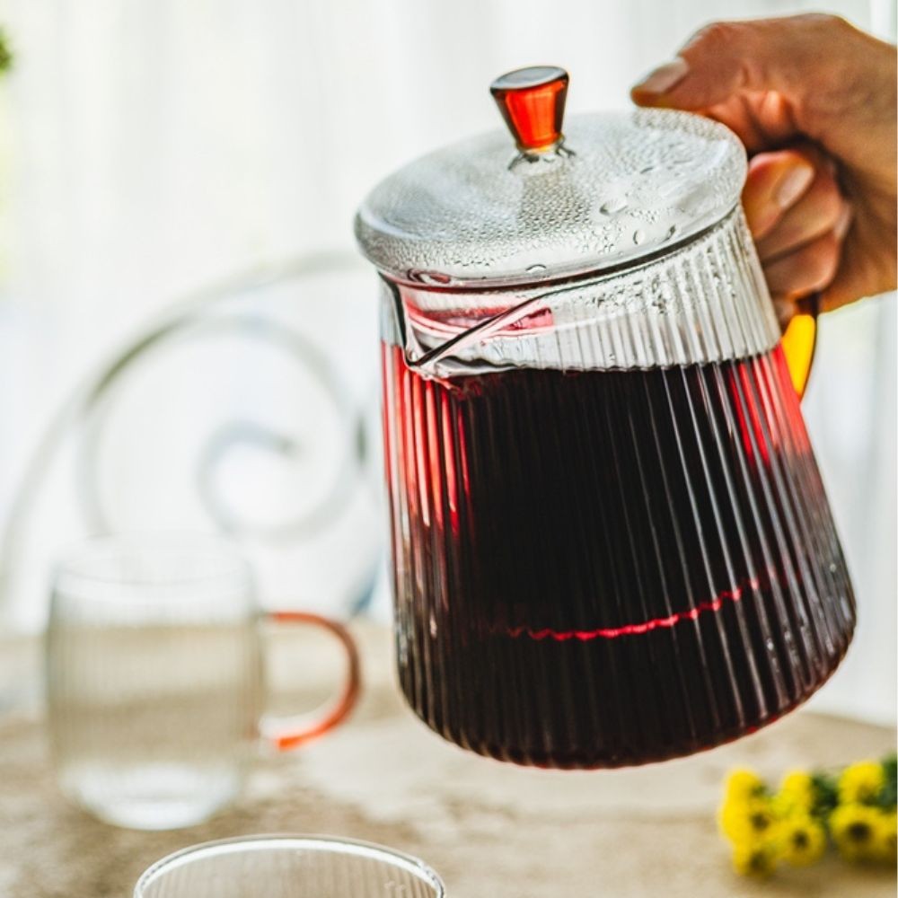 Czajnik żaroodporny z zaparzaczem 1l MPL - Justine