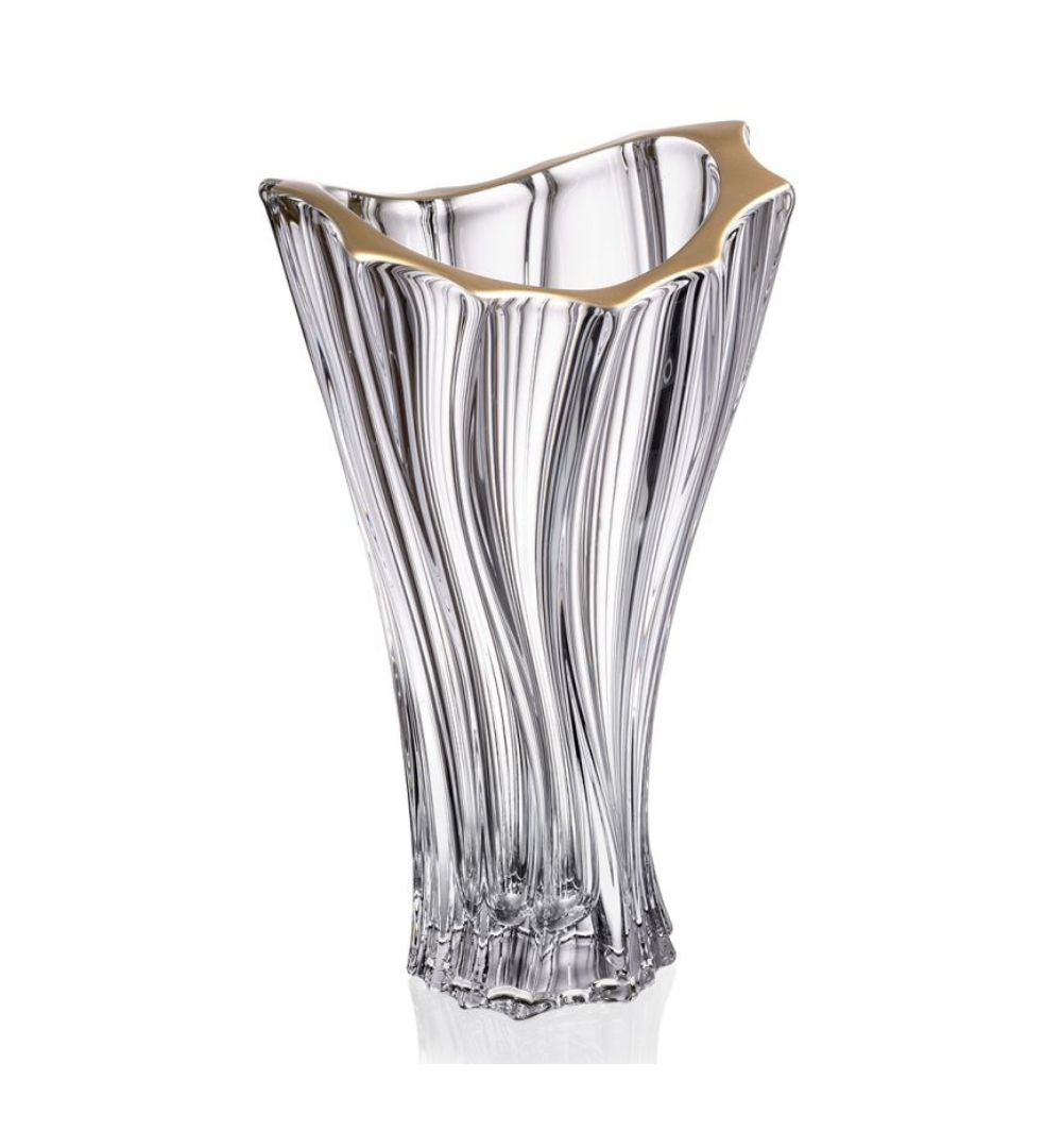 Wazon 32 cm Bohemia - Plantica Gold Rim