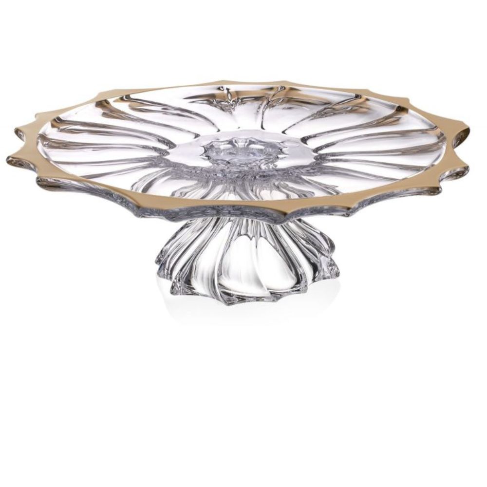 Patera 35 cm Bohemia - Plantica Gold Rim