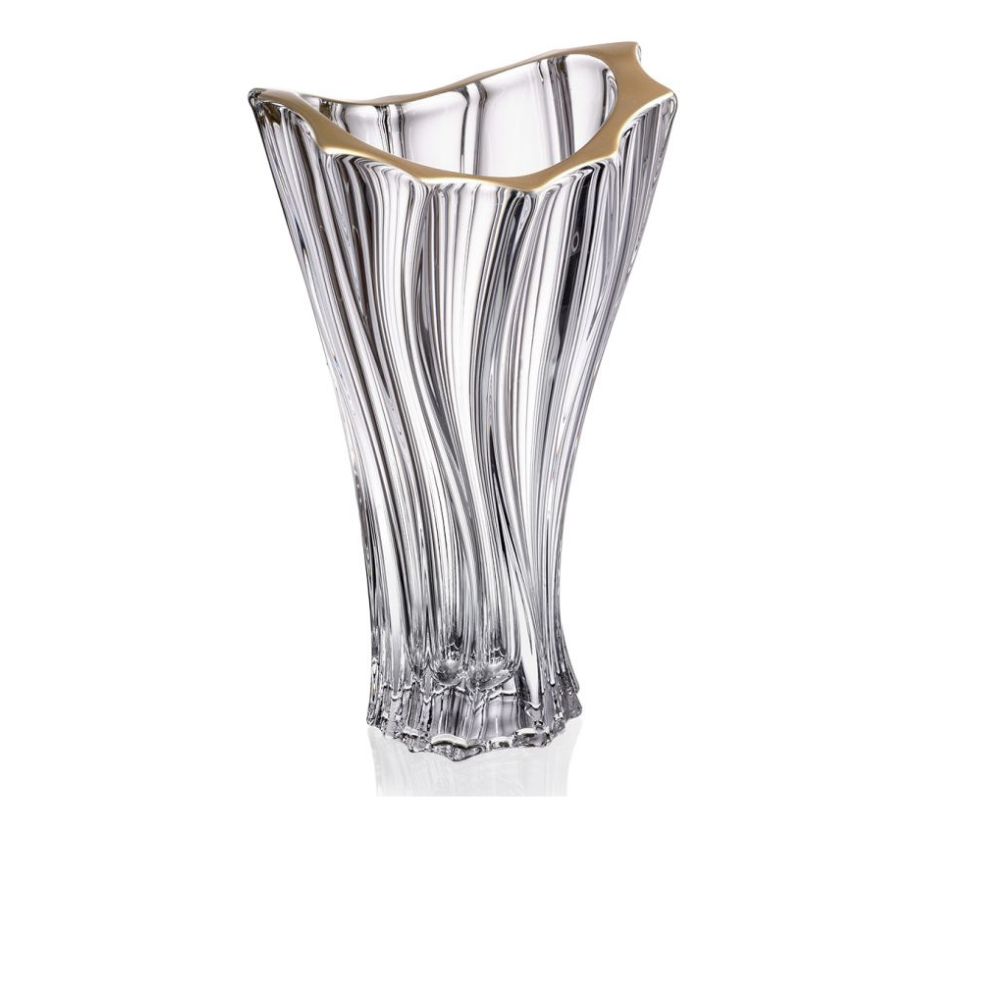 Wazon 32 cm Bohemia - Plantica Gold Rim