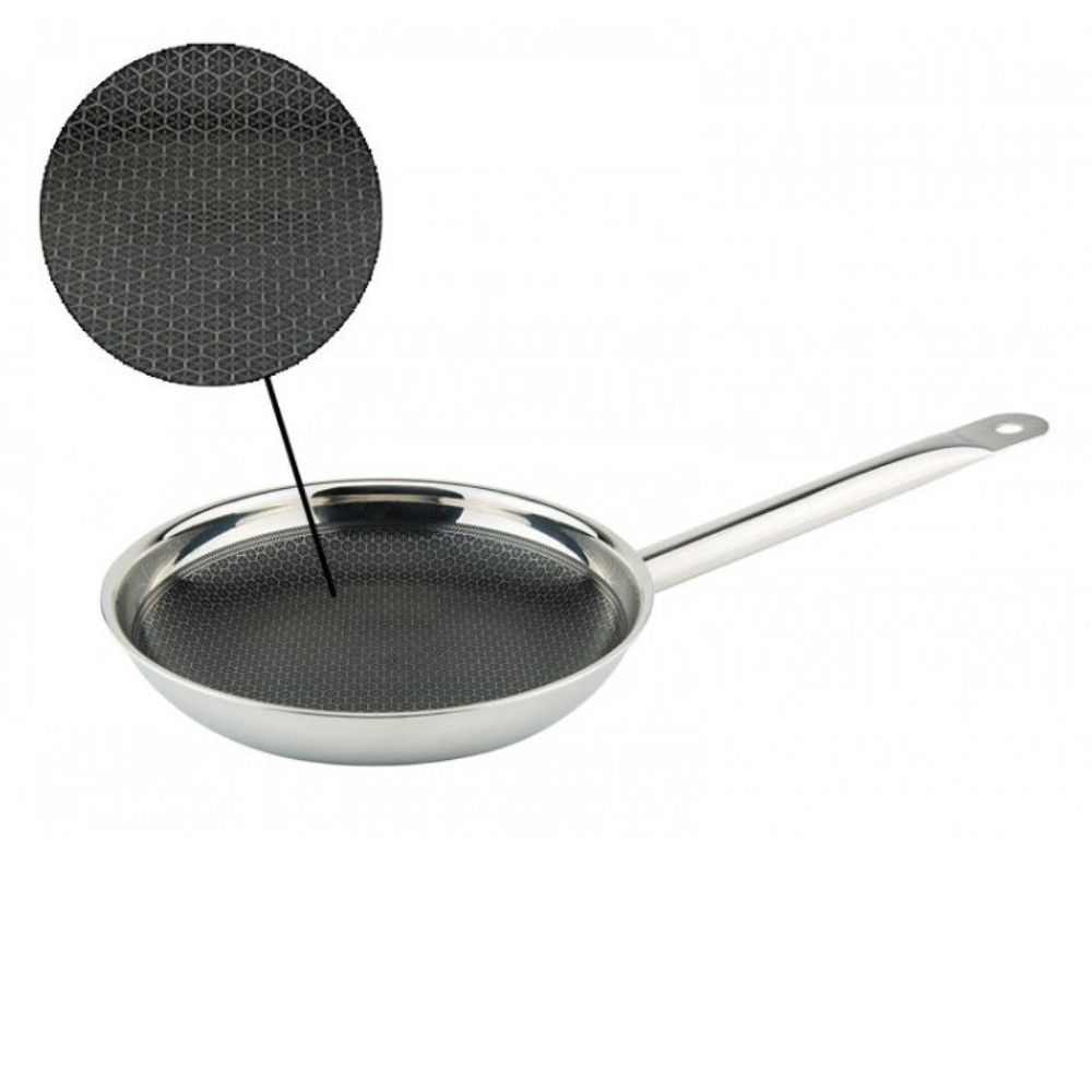 Patelnia stalowa z powłoką non-stick 24 cm Ilsa – 3D AX-Acive Inox