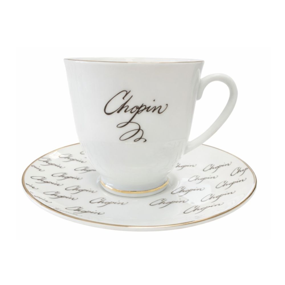 Filiżanka ze spodkiem 200 ml Bogucice - Chopin Vespa