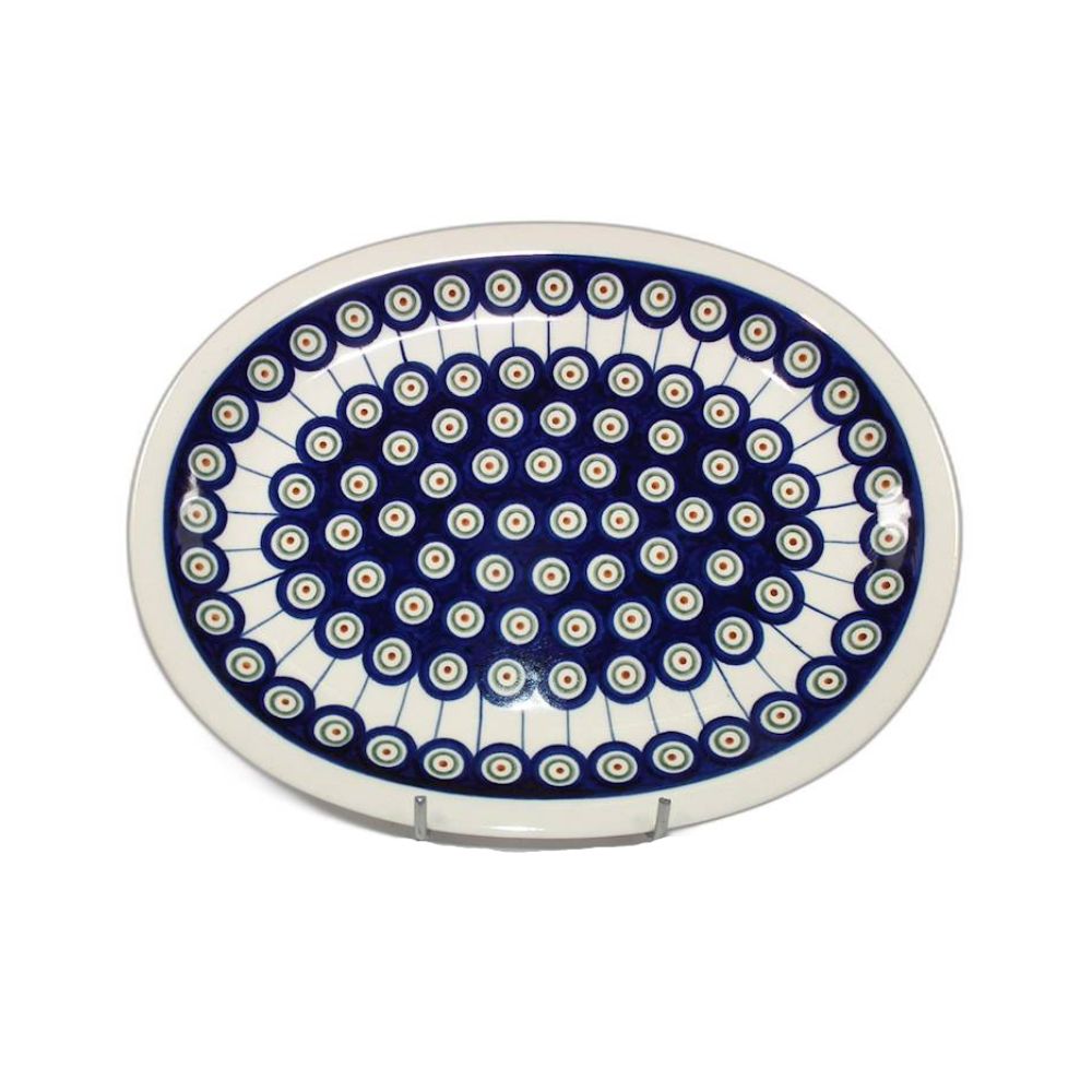 Półmisek 29x22 cm dek. 8 - Bolesławiec