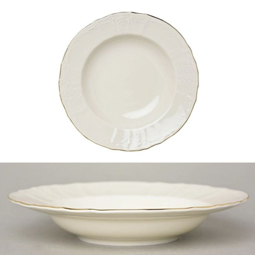 Talerz głęboki 23 cm Bohemia - Bernadotte Ivory Gold - obrazek 2