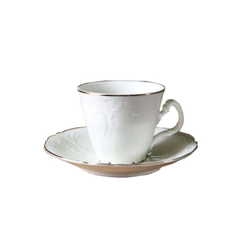 Filiżanka ze spodkiem 240 ml Bohemia- Bernadotte Ivory Gold