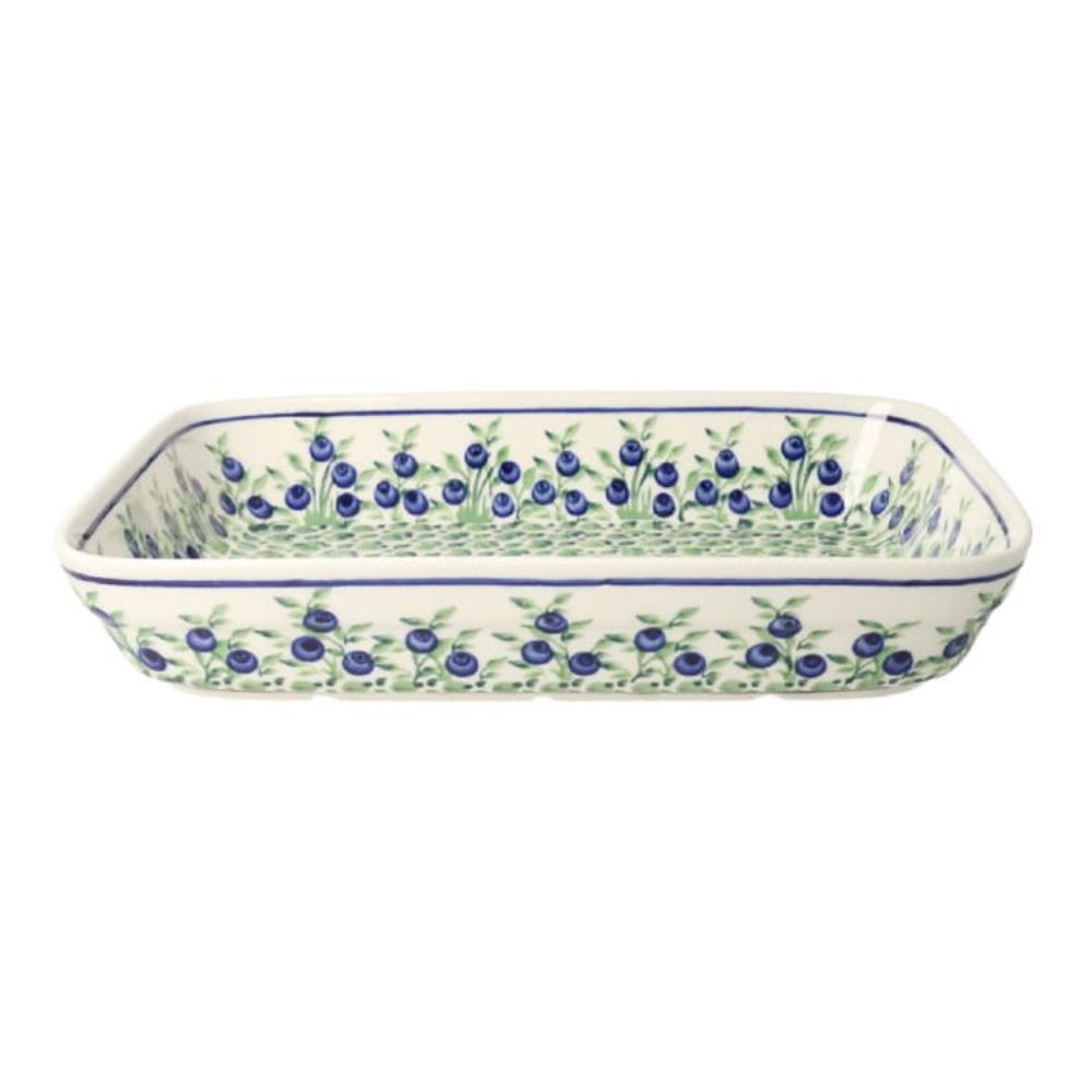 Półmisek prostokątny 25x19 cm dek. 1208 - Bolesławiec