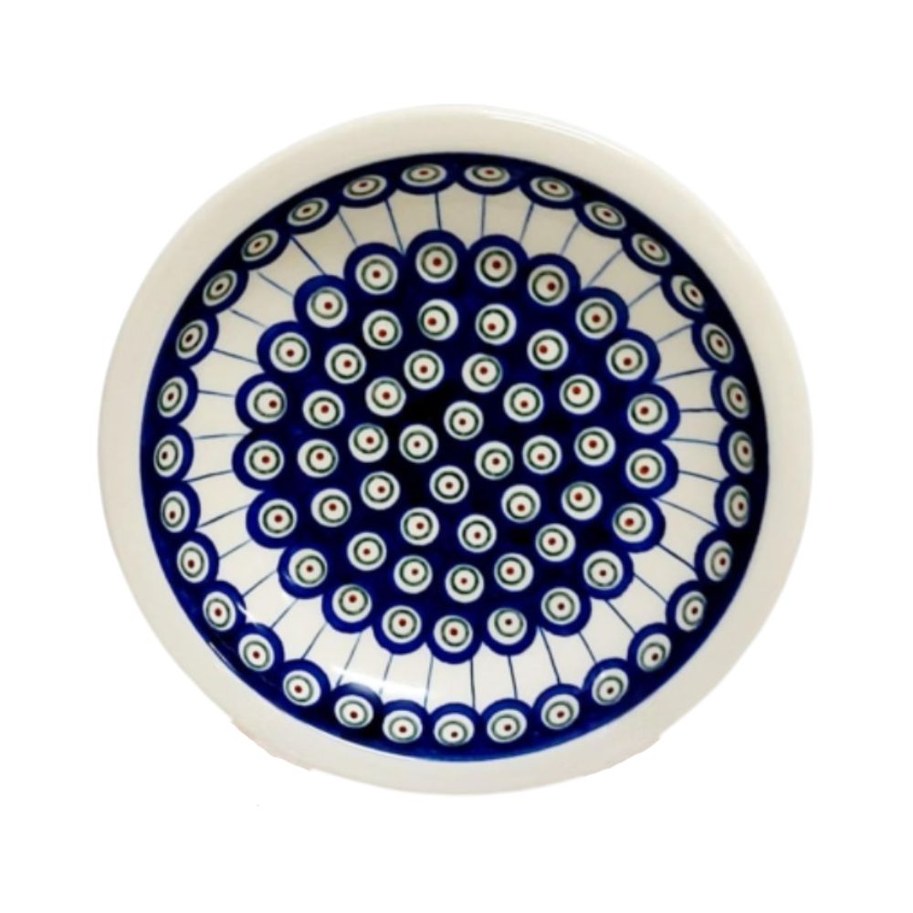 Talerz obiadowy głęboki 22 cm dek.8 - Bolesławiec