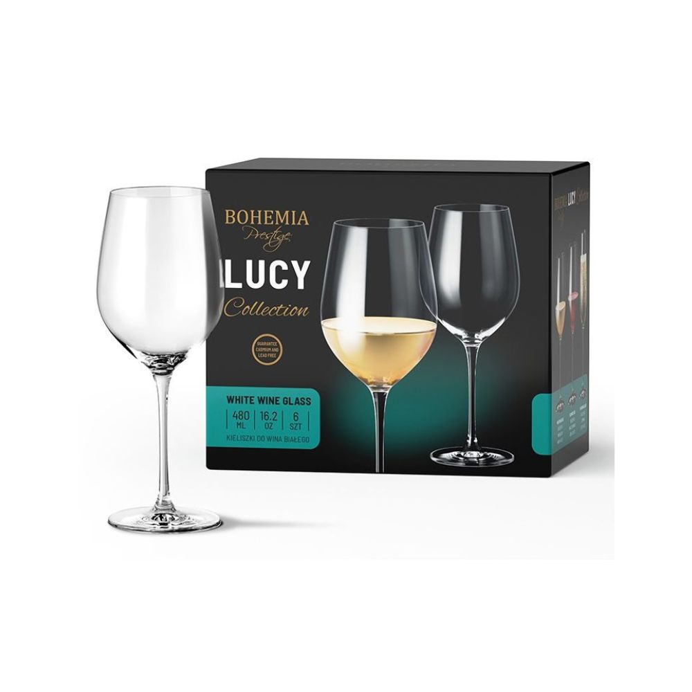 Kieliszki do wina 480 ml (6 szt.) Bohemia - Lucy