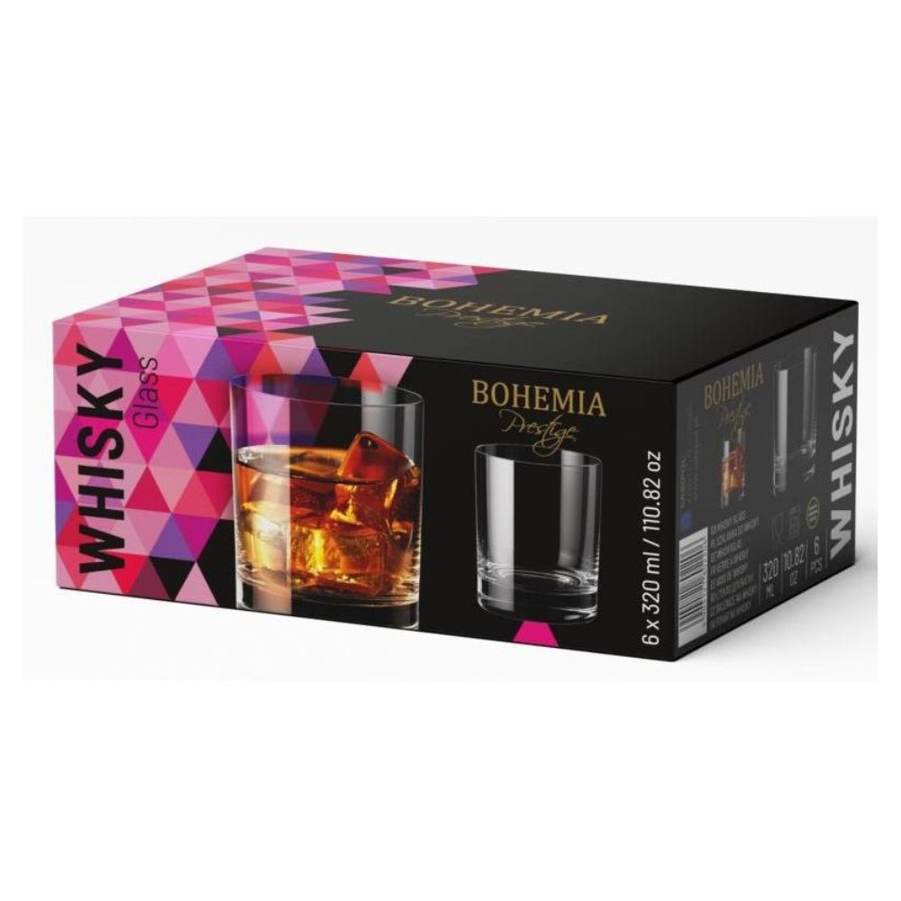 Szklanki do whisky 320 ml (6 szt.) Bohemia - Prestige - obrazek 3