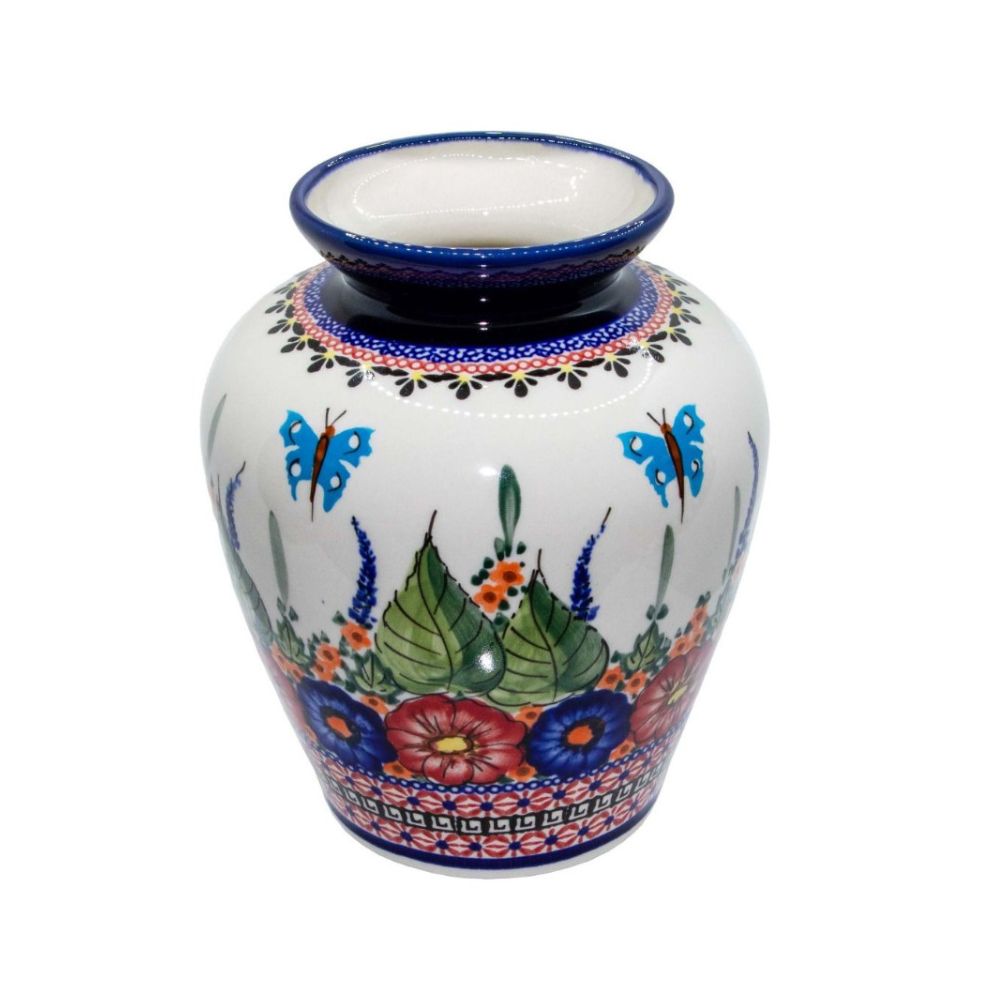 Wazon 19,2 cm dek. 149 art - Bolesławiec - obrazek 2