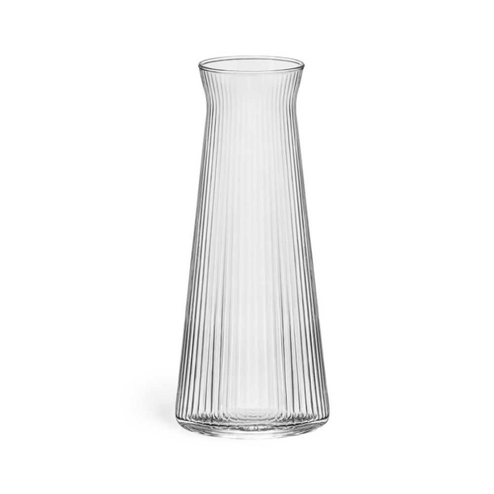 Karafka ryflowana bez korka 1l Trend Glass - Lyra
