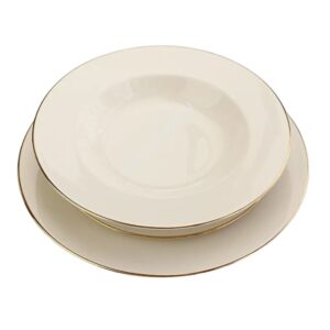 Serwis obiadowy na 12 osób (42 el.) Bogucice- Lolita Gold Cream 1258
