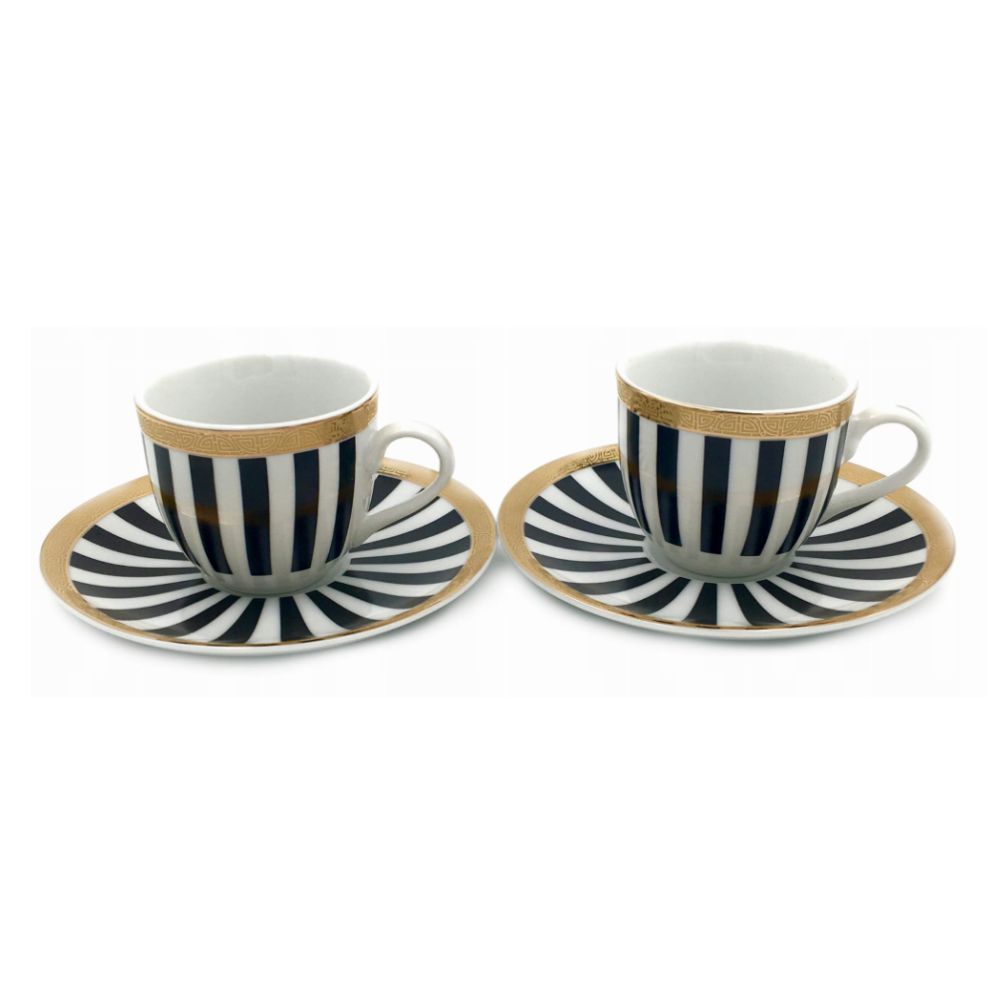 Komplet 2 filiżanek do espresso 100 ml Bogucice - Serko 1062 - obrazek 2