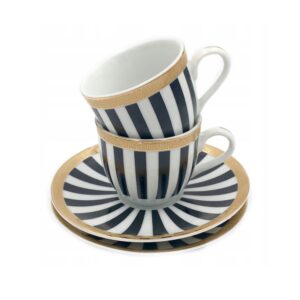 Komplet 2 filiżanek do espresso 100 ml Bogucice - Serko 1062