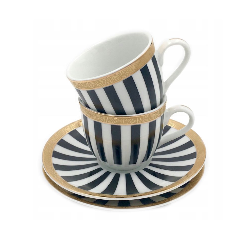 Komplet 2 filiżanek do espresso 100 ml Bogucice - Serko 1062