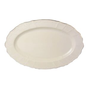 Półmisek owalny 34 cm Bohemia - Bernadotte Ivory Gold