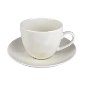 Filiżanka ze spodkiem 320 ml Bogucice - Base Cream 1232