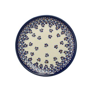 Talerz obiadowy płytki 24 cm dek. 882a - Bolesławiec