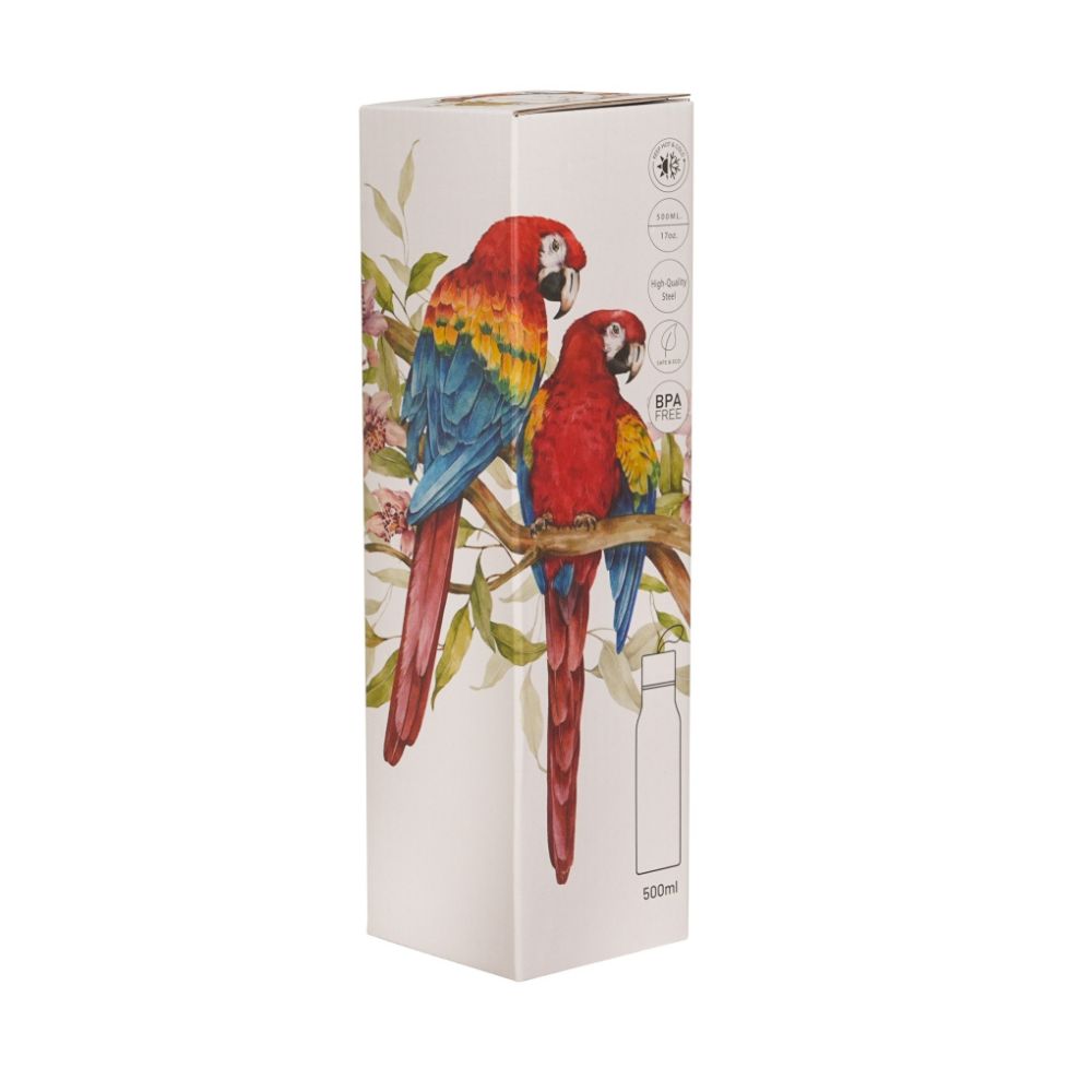 Butelka termiczna 500 ml Duo - Papuga Ara - obrazek 3
