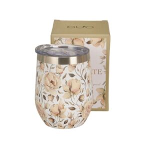 Kubek termiczny 330 ml Duo - English Roses White