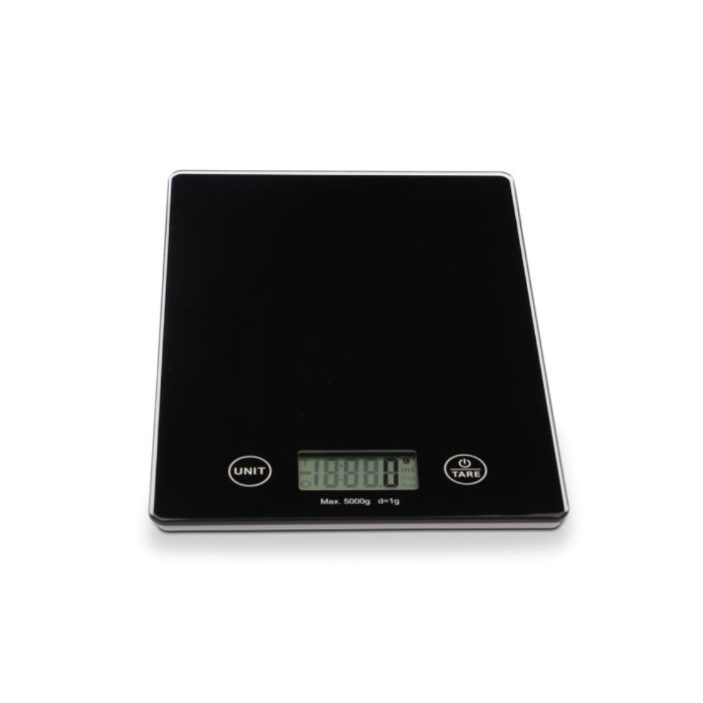 Waga kuchenna do 5 kg szklana czarna - Weis